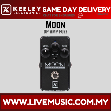 Keeley Moon Op Amp Fuzz Guitar Effects Pedal
