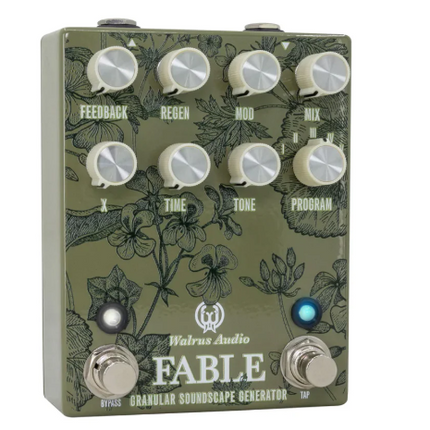 Walrus Audio Fable Granular Soundscape Generator Delay Guitar Effects Pedal, Floral Series 2024