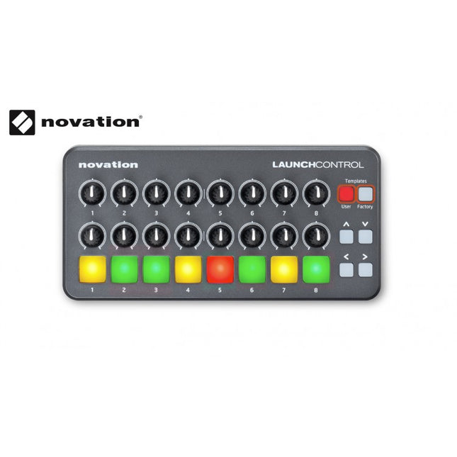 Novation Launch Control With 8 x Multicolor Backlit Buttons and 16 x Knobs