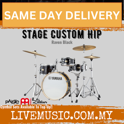 Yamaha Stage Custom Hip 4-Piece Shell Pack Acoustic Drum Set ( NO CYMBAL )