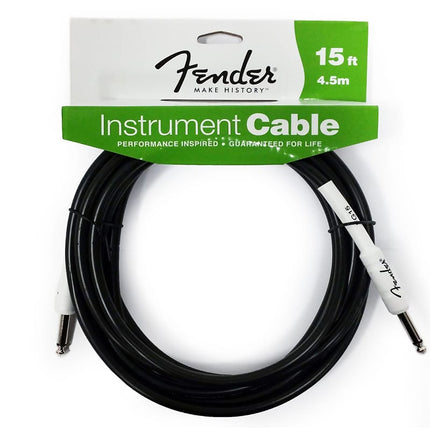 Fender Performance Series 15ft Instrument Cable - Black