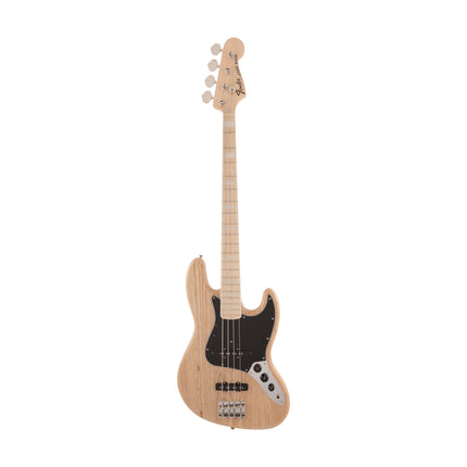Fender Japan Traditional II 70s Jazz Bass Guitar, Maple Fretboard with FREE Gig Bag - Natural