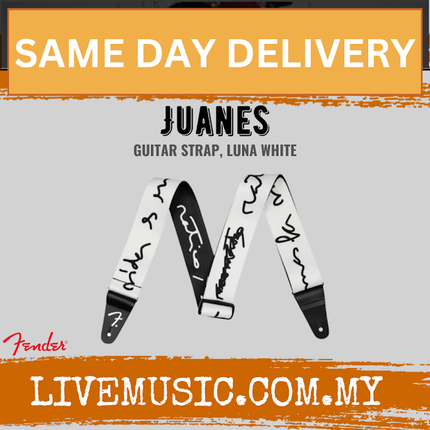 Fender Juanes Guitar Strap, Luna White
