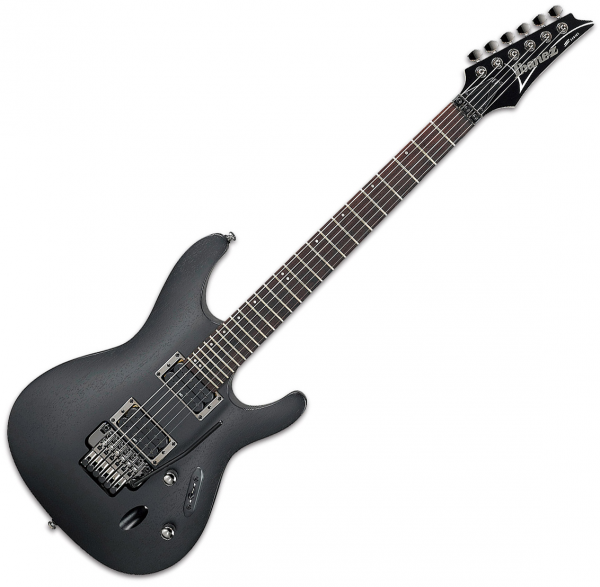 Ibanez S520 Solid Body Electric Guitar - Weathered Black (S520-WK)