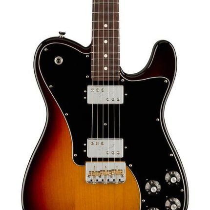 Fender American Professional II Telecaster Deluxe Electric Guitar, Rosewood Fretboard - 3-Tone Sunburst