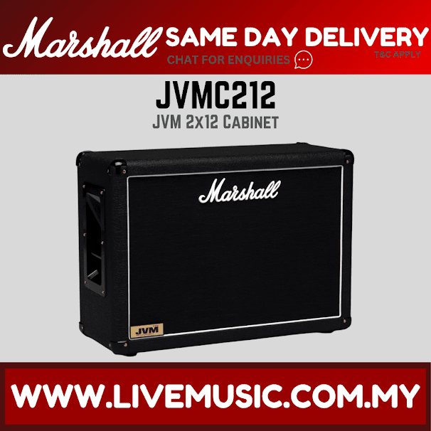 Marshall JVMC212 2x12 Inch 140 Watt Extension Cabinet (JVMC-212)