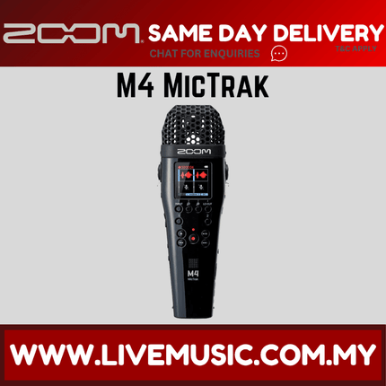 Zoom M4 MicTrak 4-channel 32-bit Recorder with Timecode Generator ( M-4 / M 4 )