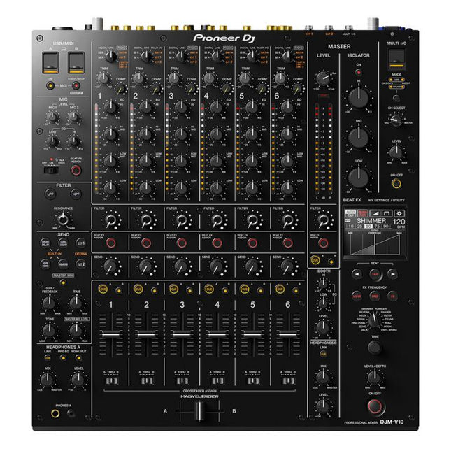Pioneer DJ DJM-V10 6-channel DJ Mixer (DJMV10)