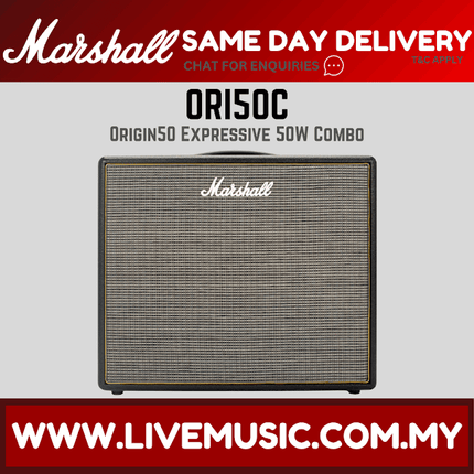 Marshall Origin ORI50C-E - 50 watt Tube Guitar Combo Amplifier (ORI50C/ORI50CE)