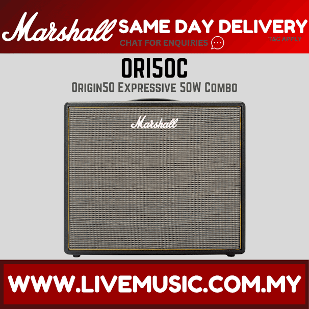 Marshall Origin ORI50C-E - 50 watt Tube Guitar Combo Amplifier (ORI50C/ORI50CE)