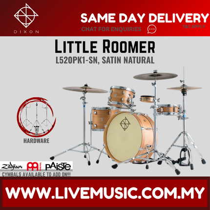 Dixon Little Roomer L520PK1 4+1-Piece Drum Kit w/Hardware