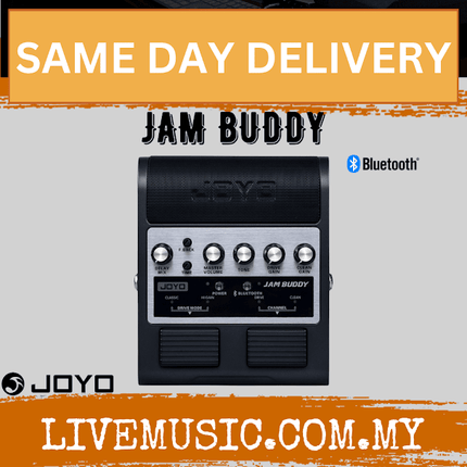 Joyo Jam Buddy Dual Channel 2x4 Watt Amplifier Portable Effect Pedal Speaker Amp For Electric Guitar - Black