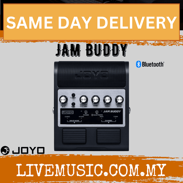 Joyo Jam Buddy Dual Channel 2x4 Watt Amplifier Portable Effect Pedal Speaker Amp For Electric Guitar - Black