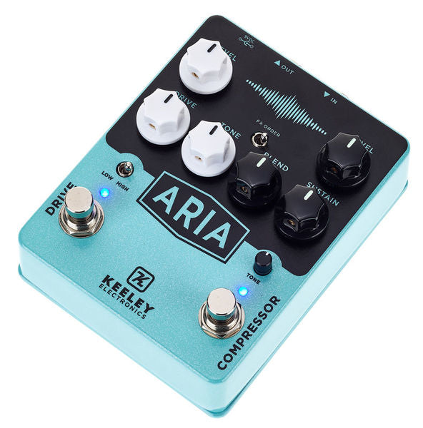 Keeley Aria Compressor Overdrive Guitar Effects Pedal