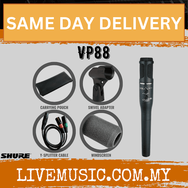 Shure VP88 Stereo Condenser Microphone ( VP-88 / VP88 )