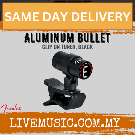 Fender Aluminum Bullet Tuner, Black