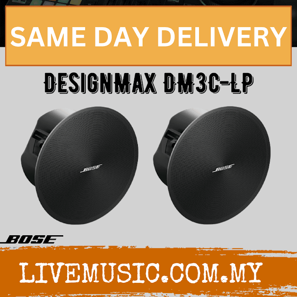 Bose DesignMax DM3C In-Ceiling Speakers - Black ( DM3C )