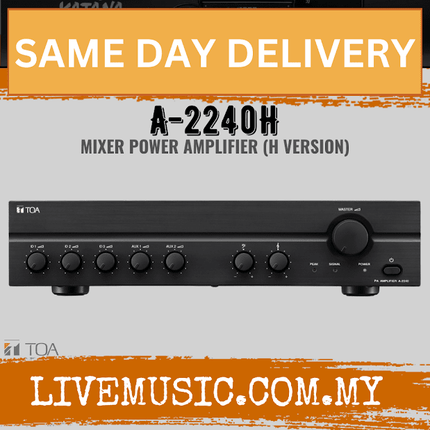TOA A-2240H Mixer Power Amplifier - H version ( A 2240H / A2240H )