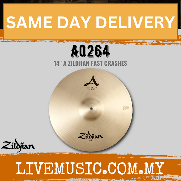 Zildjian 14" A Series Zildjian Fast Crash Cymbal (A0264)
