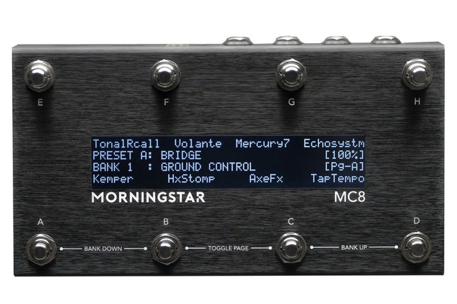 MORNINGSTAR MC8 MIDI Controller — M50-MC8