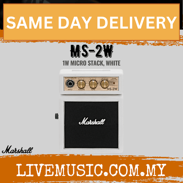 Marshall MS-2W - 1 Watt Battery-powered Micro Amplifier (MS2W / Ms-2 / MS2)