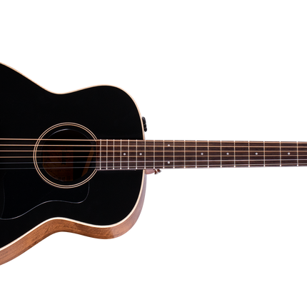 Taylor GTe Grand Theater Acoustic Guitar w/Aerocase, Blacktop