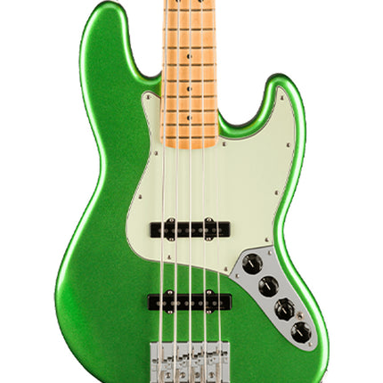 Fender Player Plus Jazz Bass V Guitar, Maple Fretboard - Cosmic Jade