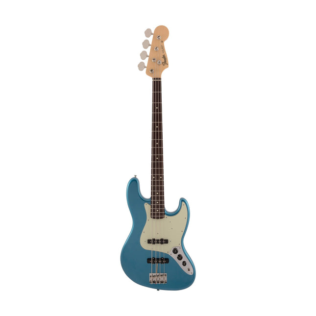 Fender Japan Traditional II 60s Jazz Bass Guitar, Rosewood Fretboard with FREE Gig Bag - Lake Placid Blue