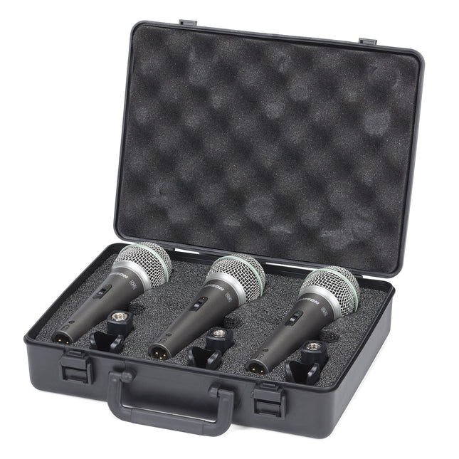 Samson Q6 - 3 Pack Dynamic Handheld Microphone (Q-6/Q 6)