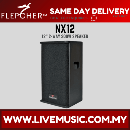 Flepcher NX-12 12'' 2-way Professional Loudspeaker ( NX12 / NX 12 )