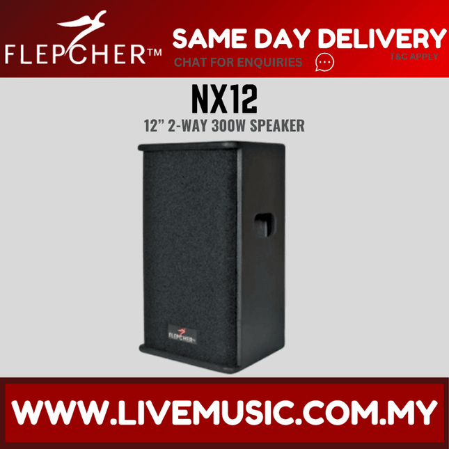 Flepcher NX-12 12'' 2-way Professional Loudspeaker ( NX12 / NX 12 )