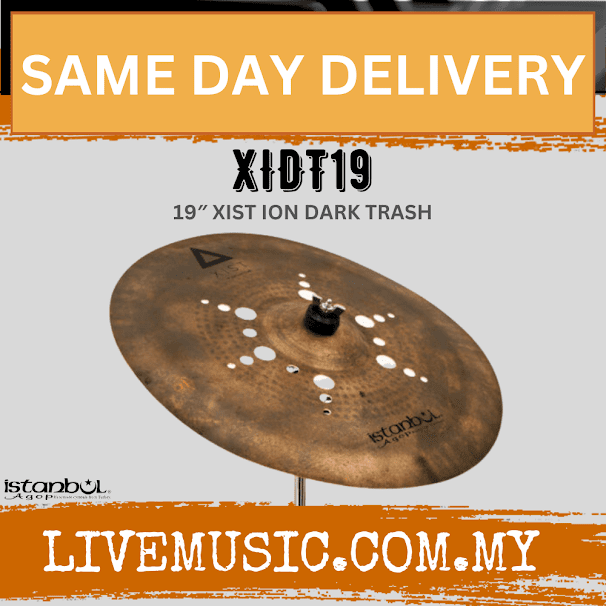 Istanbul Agop XIDT19 19" Xist ION Dark Trash (XIDT 19/XIDT-19)