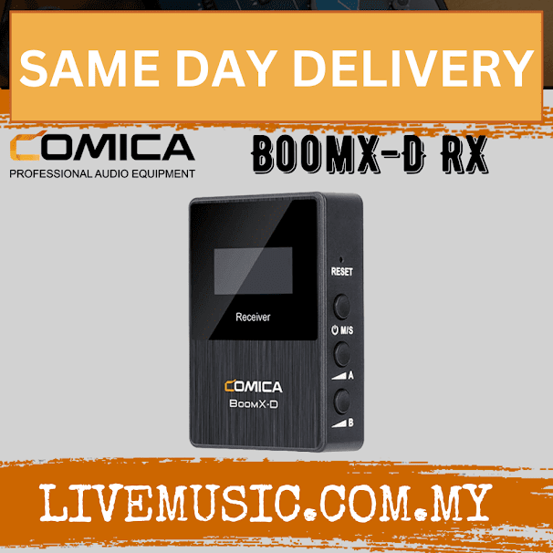 Comica Audio BoomX-D RX Clip-On Digital Wireless Receiver (BoomX-DRX)