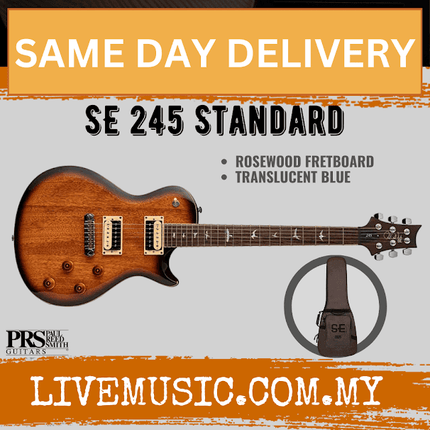 PRS SE 245 Standard Electric Guitar with Bag - Tobacco Sunburst (SE-245/SE245)