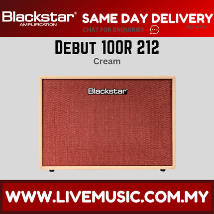 Blackstar Debut 100R 212 Combo Amplifier - Cream/Black (Debut 100R-212 Debut100R212)