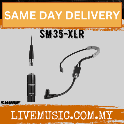 Shure SM35-XLR Performance Headset Condenser Microphone ( SM35 XLR / SM-35 )