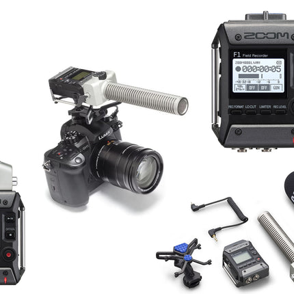 Zoom F1-SP Field Recorder And Shotgun Microphone Mic ( F1SP / F1 SP )