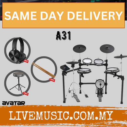 Avatar A31 9-Piece Mesh Kit Electric Drum Set ( A-31 / A 31 )