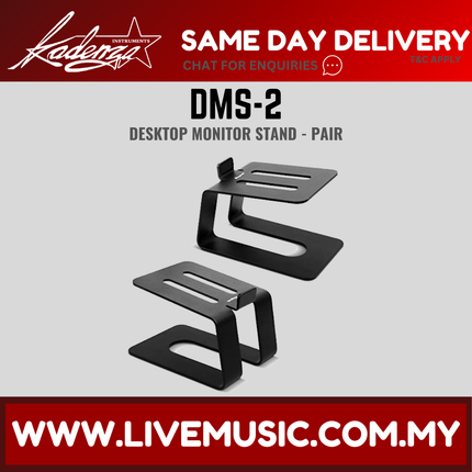 Kadenza DMS-2 Desktop Monitor Speaker Stand suitable for 3" to 4.5" Speaker - Pair ( LMC / DMS2 )