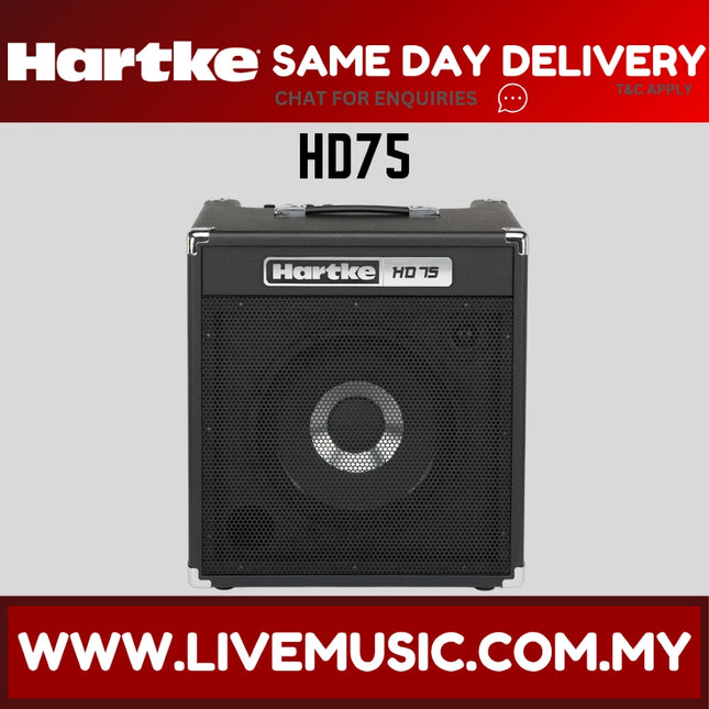 Hartke HD75 - 75 Watt Bass Combo Amplifier (HD-75)