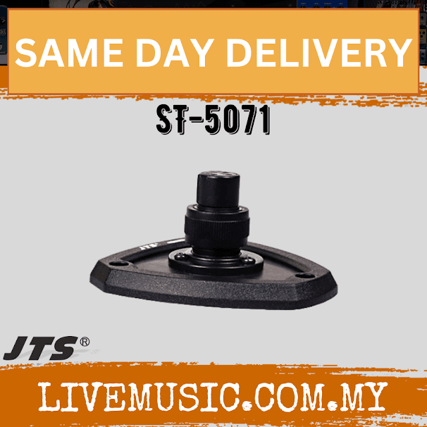JTS ST-5071 3 Pin XLR Universal Gooseneck Lockable Shockmount Plate (ST5071 ST 5071)