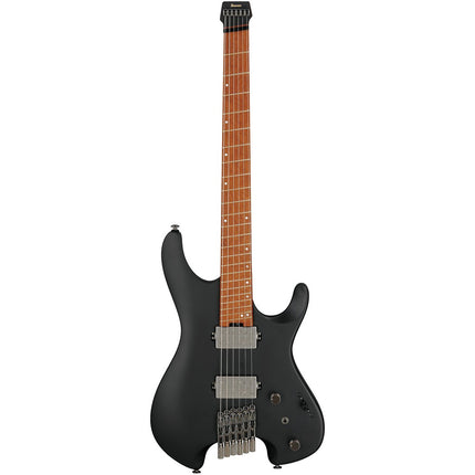 Ibanez Quest Series QX52 Headless Electric Guitar, Roasted Maple Fretboard - Black Flat (QX-52/QX52-BKF)