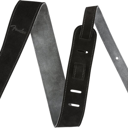 Fender 2inch Reversible Suede Guitar Strap - Black/Gray