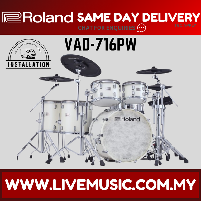 Roland VAD-716 Electronic Drum Set ( VAD 716 VAD716 ) Replace VAD706 VAD-706