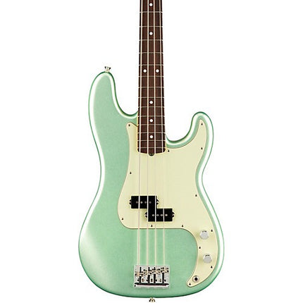Fender American Professional II Precision Bass Electric Guitar, Rosewood Fretboard - Mystic Surf Green