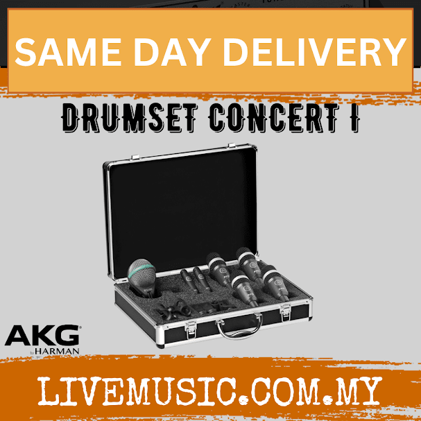 AKG Drum Set Concert 1 Microphone Set (Drumset Concert 1)