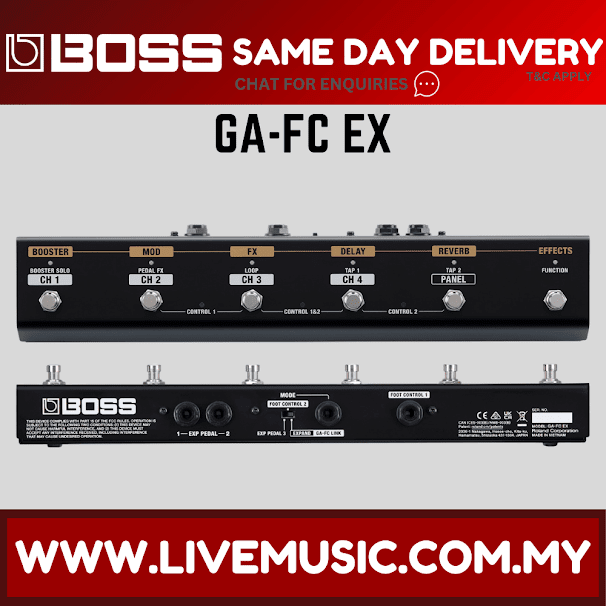 Boss GA-FC EX 8 Channel Foot Controller for Katana Amplifiers (GAFC EX)