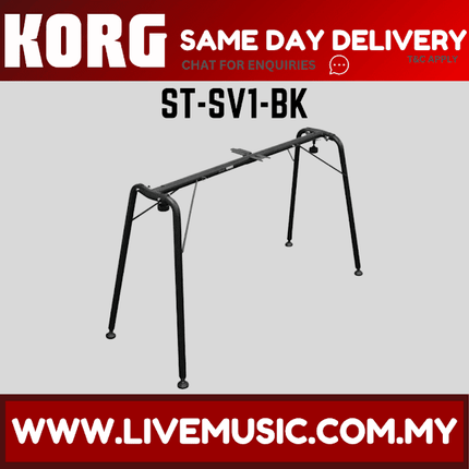 Korg ST-SV1 Vintage Style Keyboard Stand - Black ( ST SV1 / STSV1 )