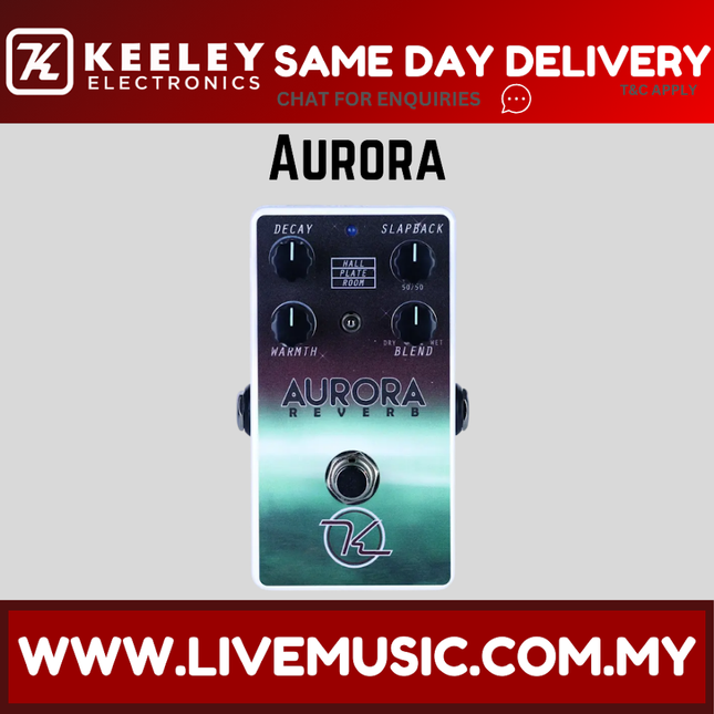 Keeley Aurora Reverb Guitar Effects Pedal