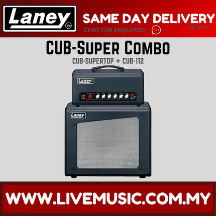 LANEY CUB-SUPER COMBO CUB-SUPERTOP+CUB-112 SPEAKER CABINET